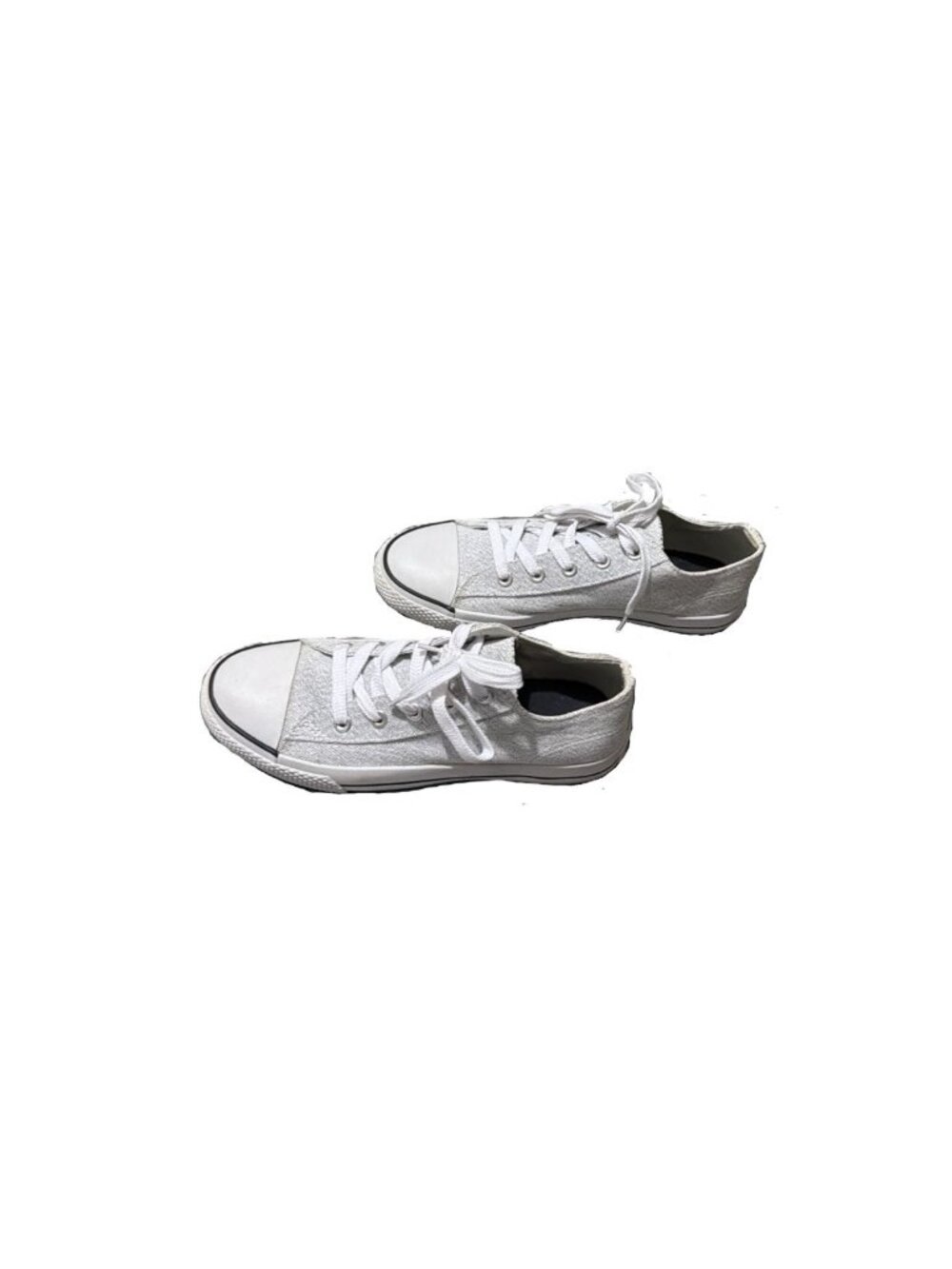 Airwalk Sneakers Womens 10 White Speckled Y2K Indie Skater Rockabilly Hipster - Picture 14 of 15